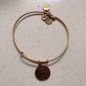 Alex and Ani United States coast guard charm bracelet adjustable